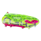 adidas Predator Elite Laceless FG Firm Ground Soccer Cleat - Solar Green/Shock Pink/Lucid Lemon