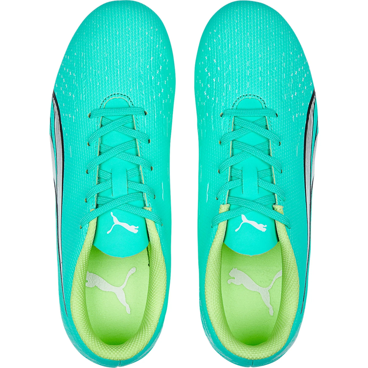 Puma Ultra Play TT Turf Soccer Cleat Peppermint/White/Yellow