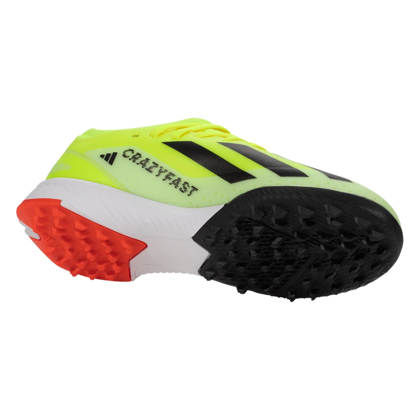 adidas X Crazyfast League TF Junior Turf Soccer Cleat - Solar Yellow/Core Black/White