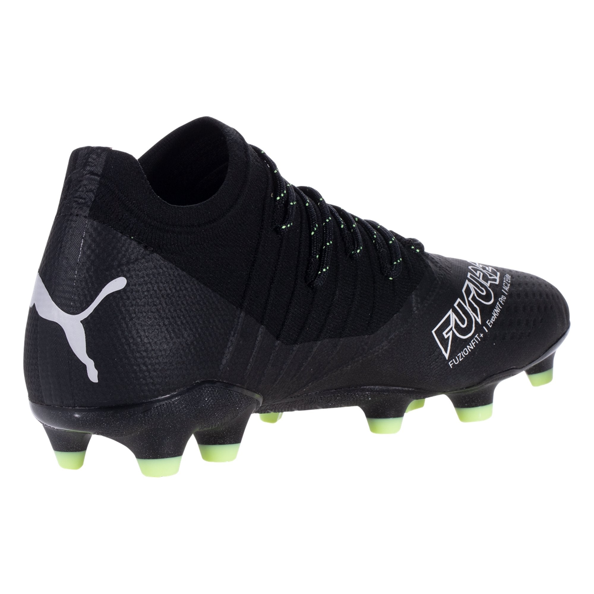 Puma Future 1.3 FG/AG Soccer Cleat Black/White/Fizzy Light