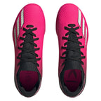 adidas X Speedportal.3 TF Junior Artificial Turf Soccer Cleats - Pink/Metallic/Black