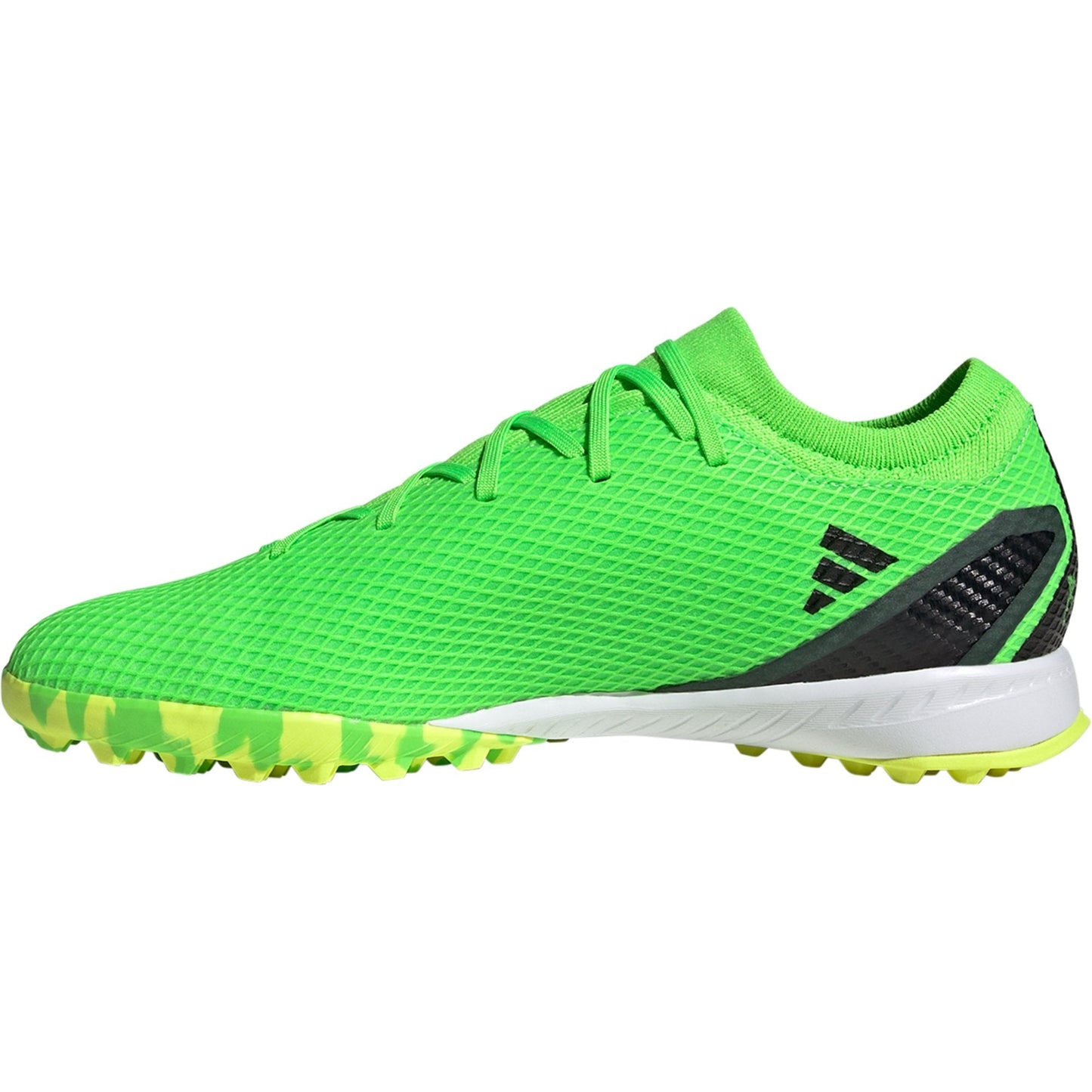 adidas X Speedportal.3 TF Artificial Turf Soccer Shoe - Solar Green/Core Black/Solar Yellow