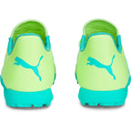 Puma Future Play TT Turf Junior Soccer Cleat- Yellow/Black/Peppermint