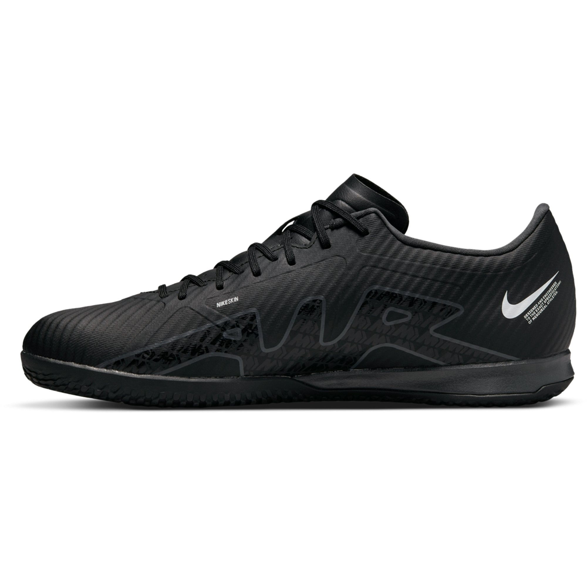 Nike Zoom Mercurial Vapor 15 Academy IC Indoor Soccer Shoes - Black/DarkSmokeGrey/SummitWhite/Volt