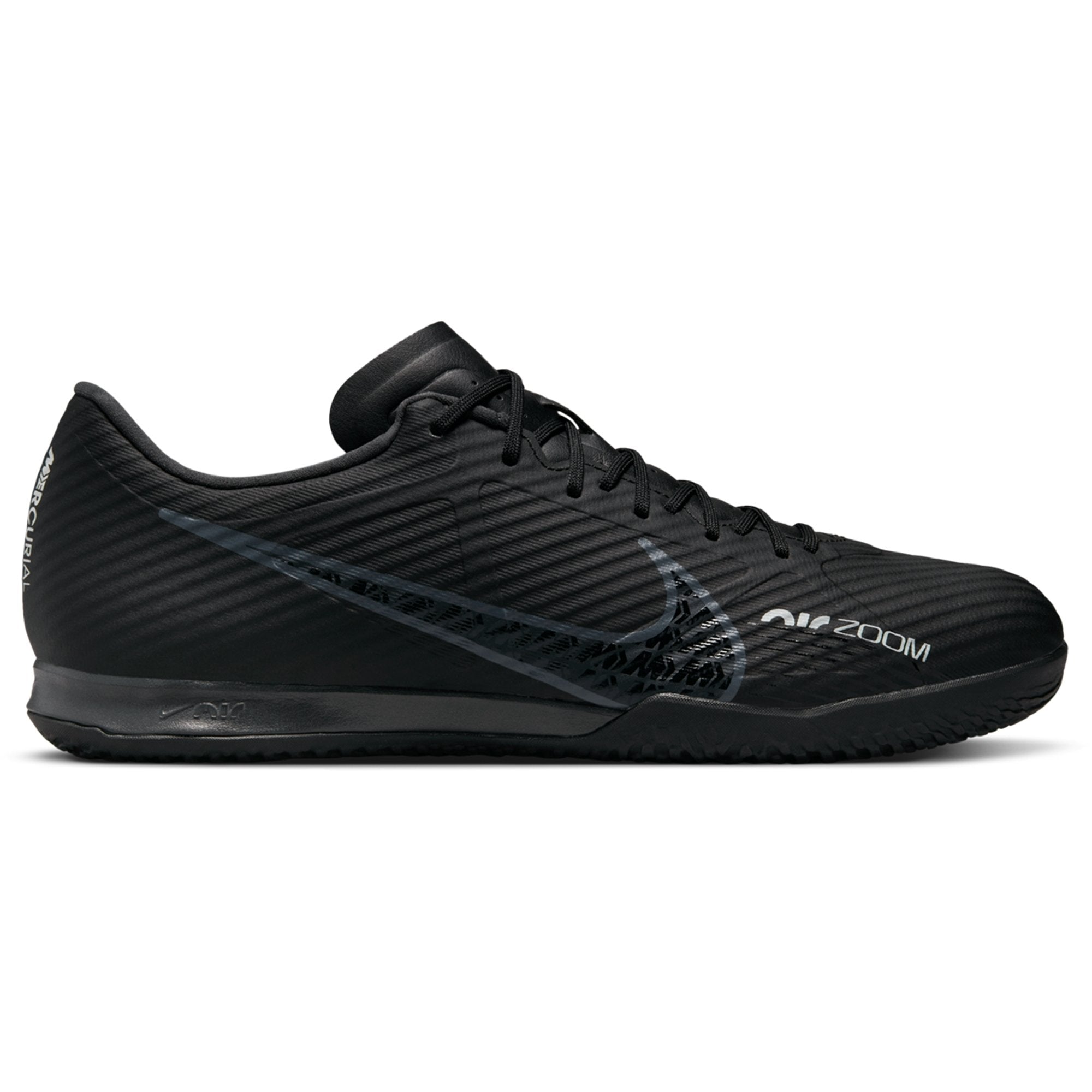Nike Zoom Mercurial Vapor 15 Academy IC Indoor Soccer Shoes - Black/DarkSmokeGrey/SummitWhite/Volt