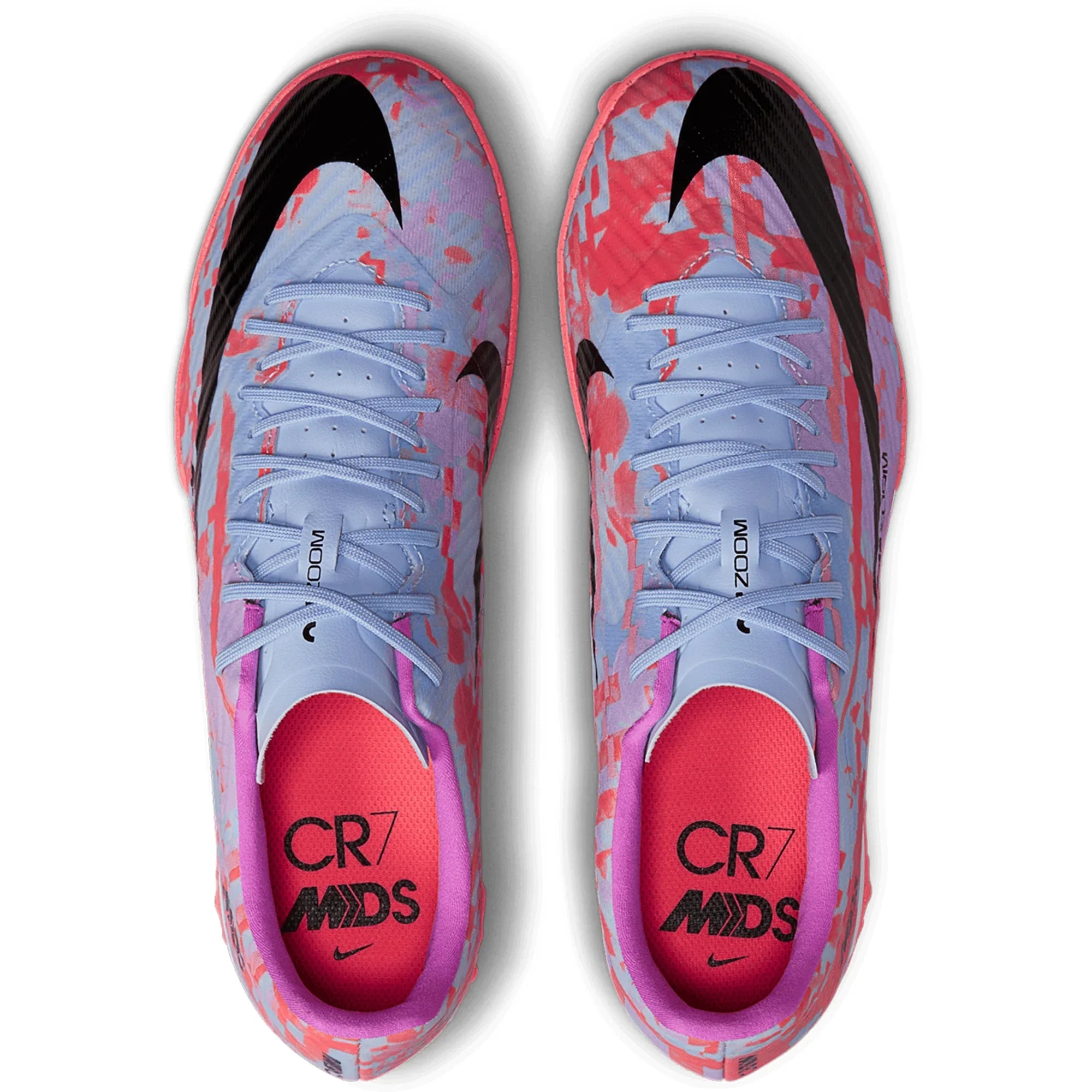 Nike Zoom Mercurial Dream Speed Vapor 15 Academy TF Turf Soccer Shoes - Cobalt/Black/Fuchsia/Pink/Red