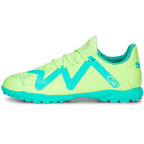 Puma Future Play TT Turf Junior Soccer Cleat- Yellow/Black/Peppermint