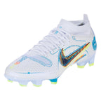 Nike Mercurial Vapor 14 Pro FG Firm Ground Soccer Cleats - Grey/Blackened Blue/Light Marine/Laser Blue/Rush Orange/Volt