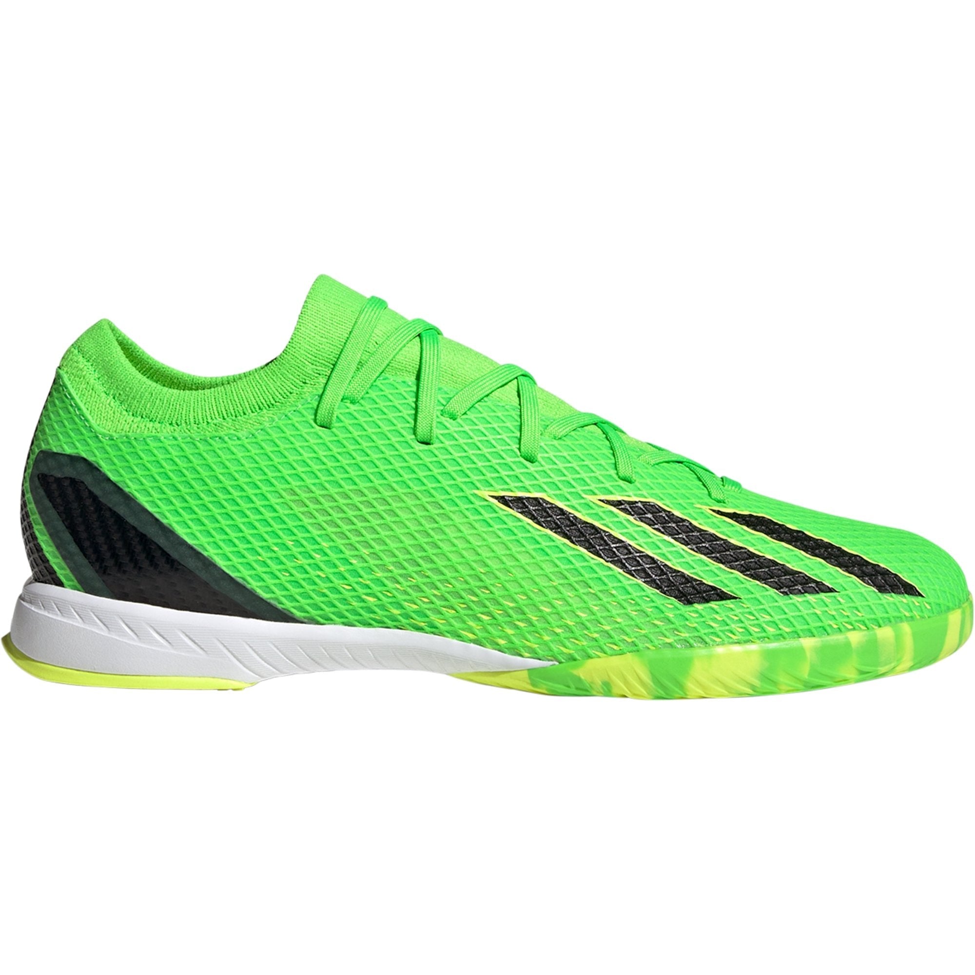 adidas X Speedportal.3 IN Indoor Soccer Shoe - Solar Green/Core Black/Solar Yellow