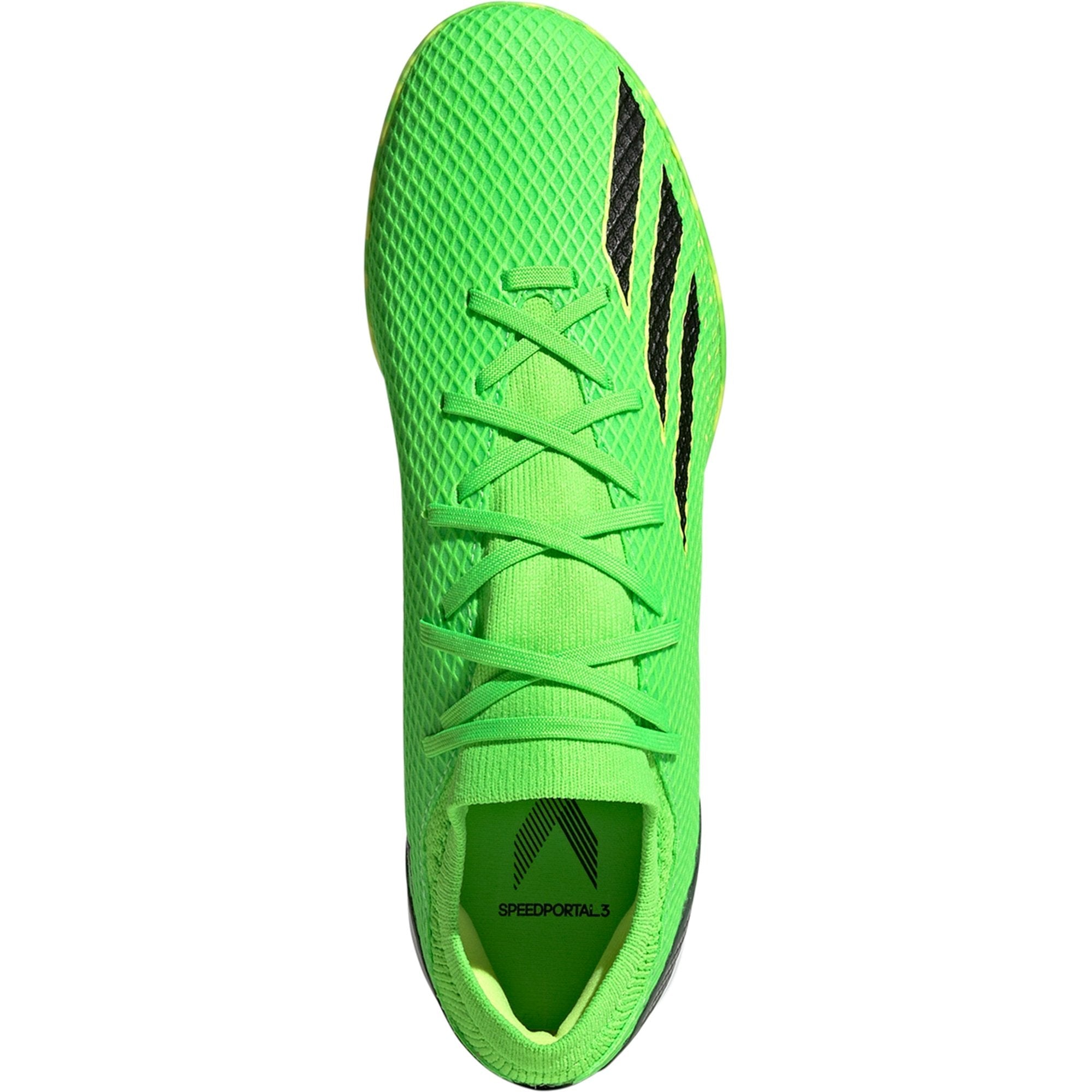 adidas X Speedportal.3 IN Indoor Soccer Shoe - Solar Green/Core Black/Solar Yellow