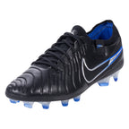 Nike Tiempo Legend 10 Elite FG Firm Ground Soccer Cleat - Black/Chrome/HyperRoyal