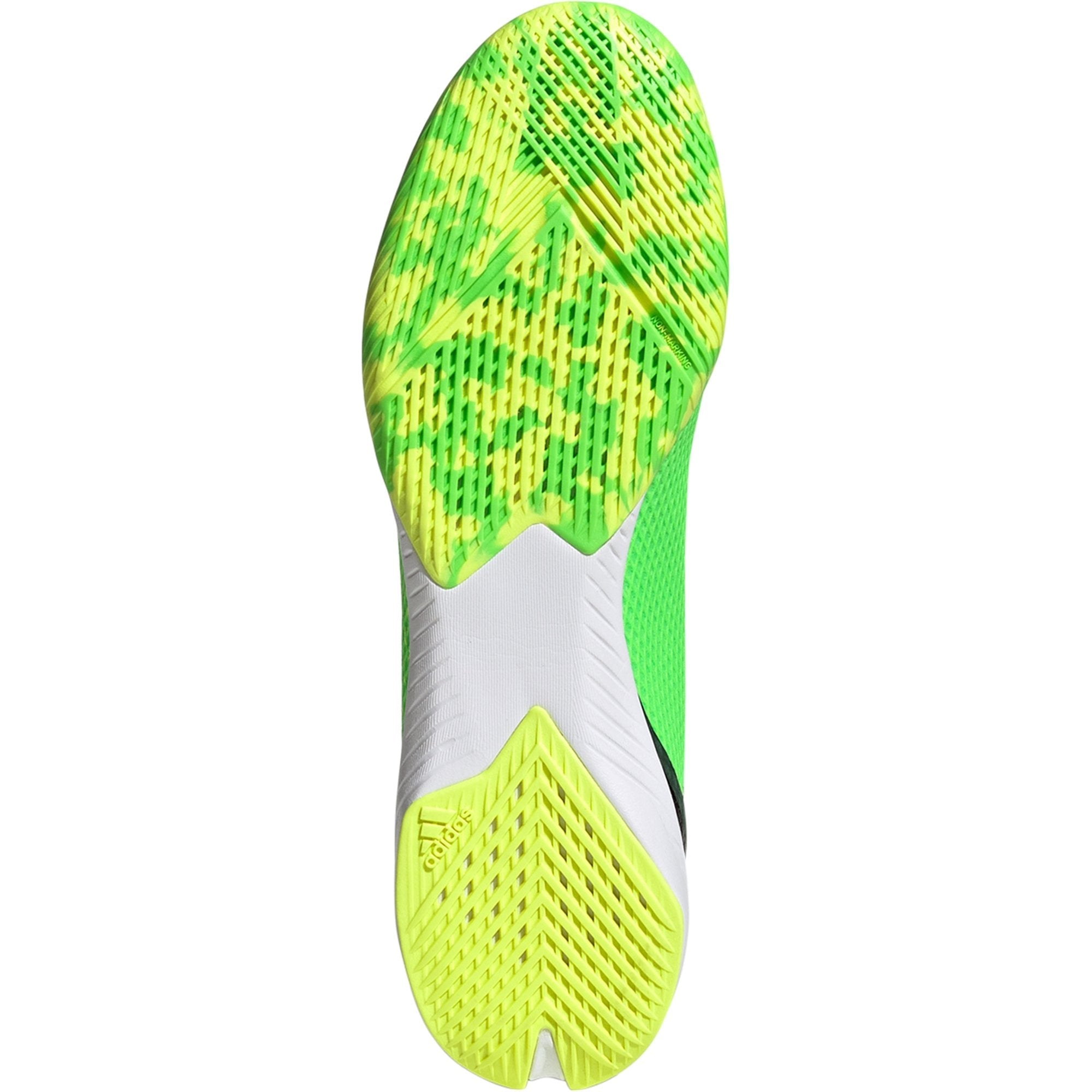adidas X Speedportal.3 IN Indoor Soccer Shoe - Solar Green/Core Black/Solar Yellow