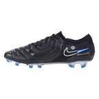 Nike Tiempo Legend 10 Elite FG Firm Ground Soccer Cleat - Black/Chrome/HyperRoyal