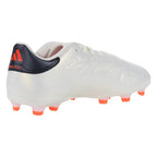 adidas Copa Pure 2 League FG Junior Firm Ground Soccer Cleat - Ivory/Core Black/Solar Red