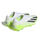 adidas X CrazyFast.1 FG Firm Ground Soccer Cleat - White/Core Black/Lucid Lemon