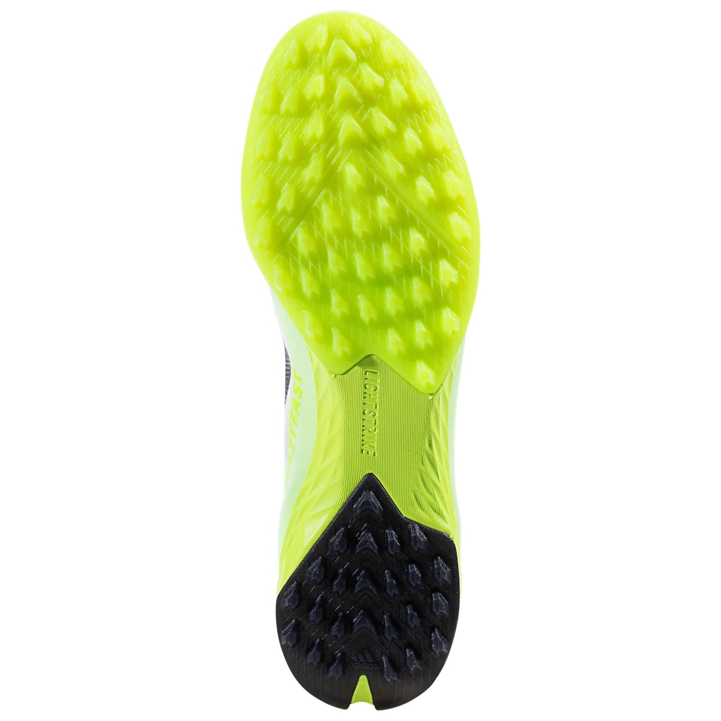 adidas X CrazyFast.1 TF Turf Soccer Cleat White/Core Black/Lucid Lemon