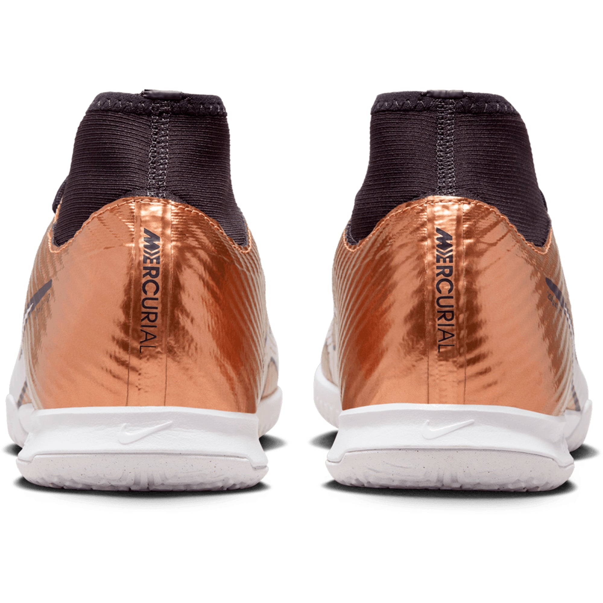 Nike Zoom Mercurial Superfly 9 Academy IC Indoor Soccer Shoes - MetallicCopper