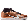 Nike Zoom Mercurial Superfly 9 Academy IC Indoor Soccer Shoes - MetallicCopper