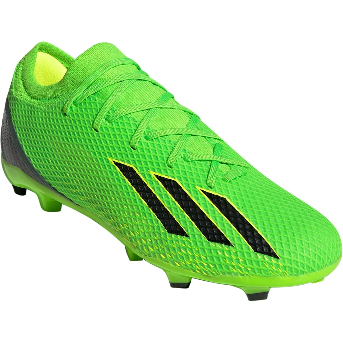 adidas X Speedportal.3 FG Firm Ground Soccer Cleat - Solar Green/Core Black/Solar Yellow