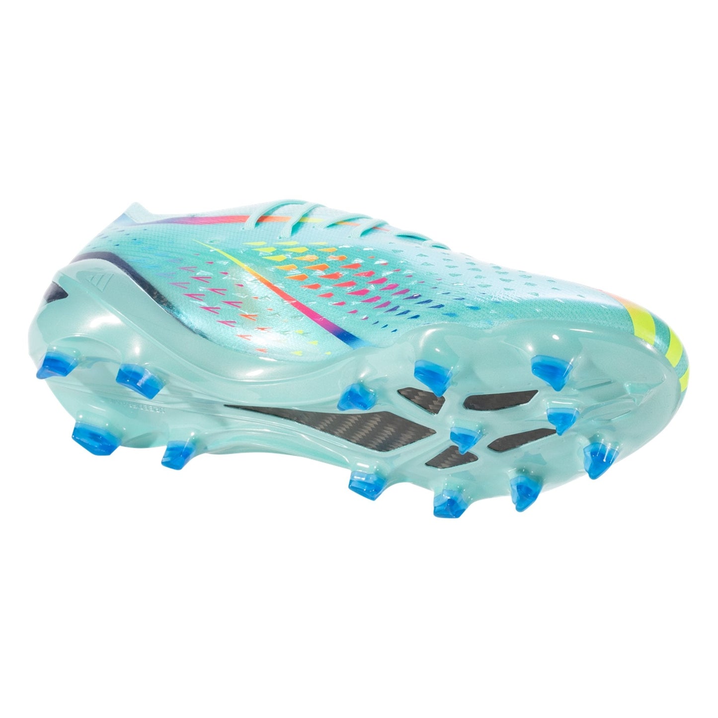 adidas X Speedportal.1 AG Firm Ground Soccer Cleat - Clear Aqua/Solar Red/Power Blue