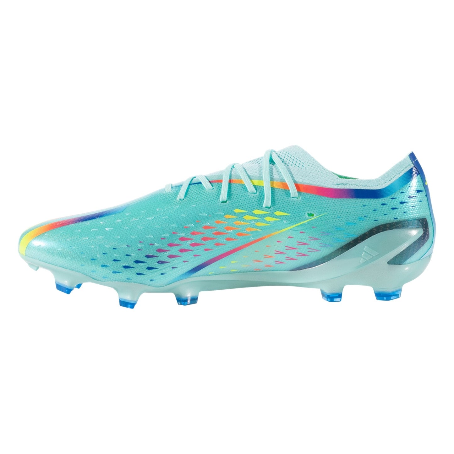 adidas X Speedportal.1 AG Firm Ground Soccer Cleat - Clear Aqua/Solar Red/Power Blue