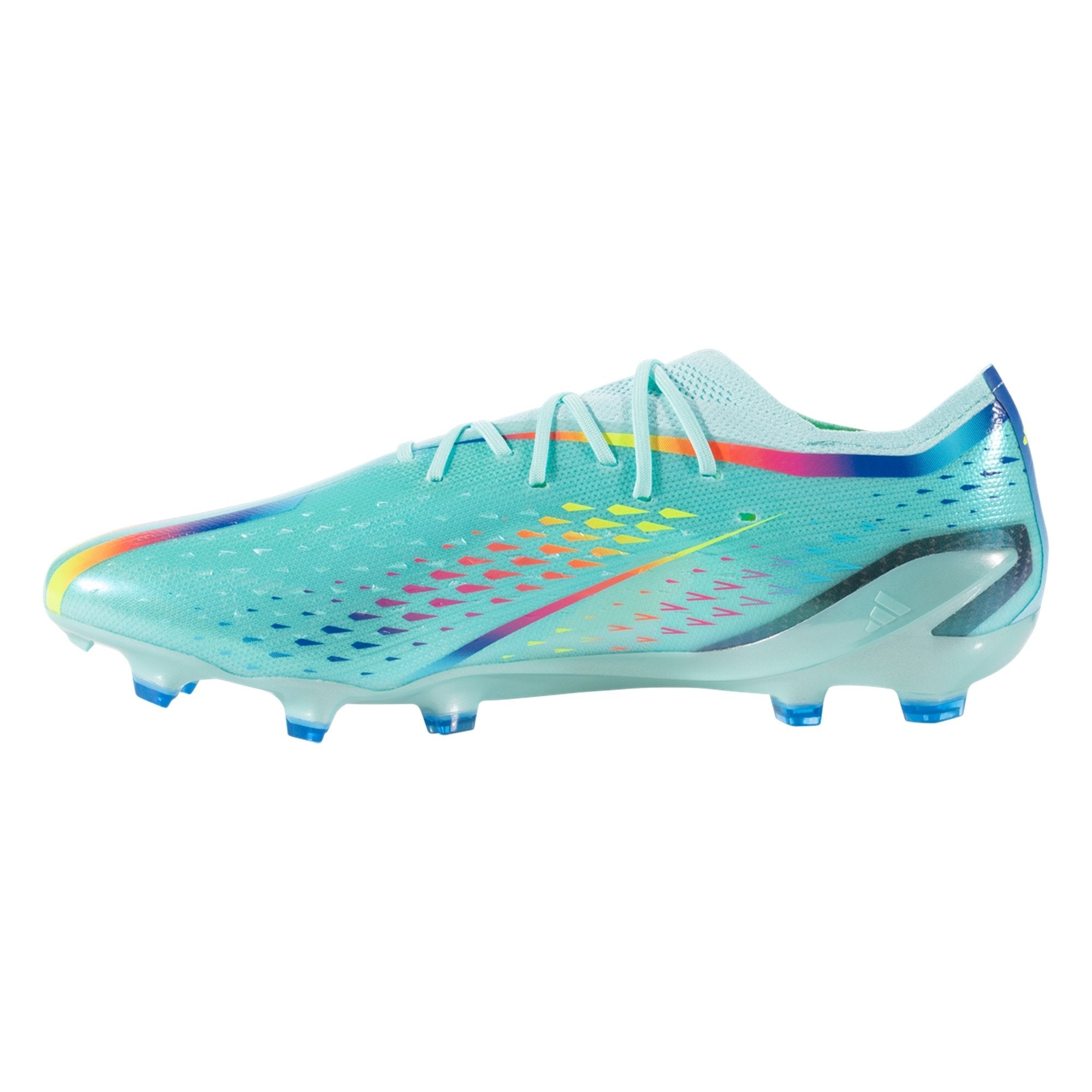 adidas X Speedportal.1 AG Firm Ground Soccer Cleat - Clear Aqua/Solar Red/Power Blue