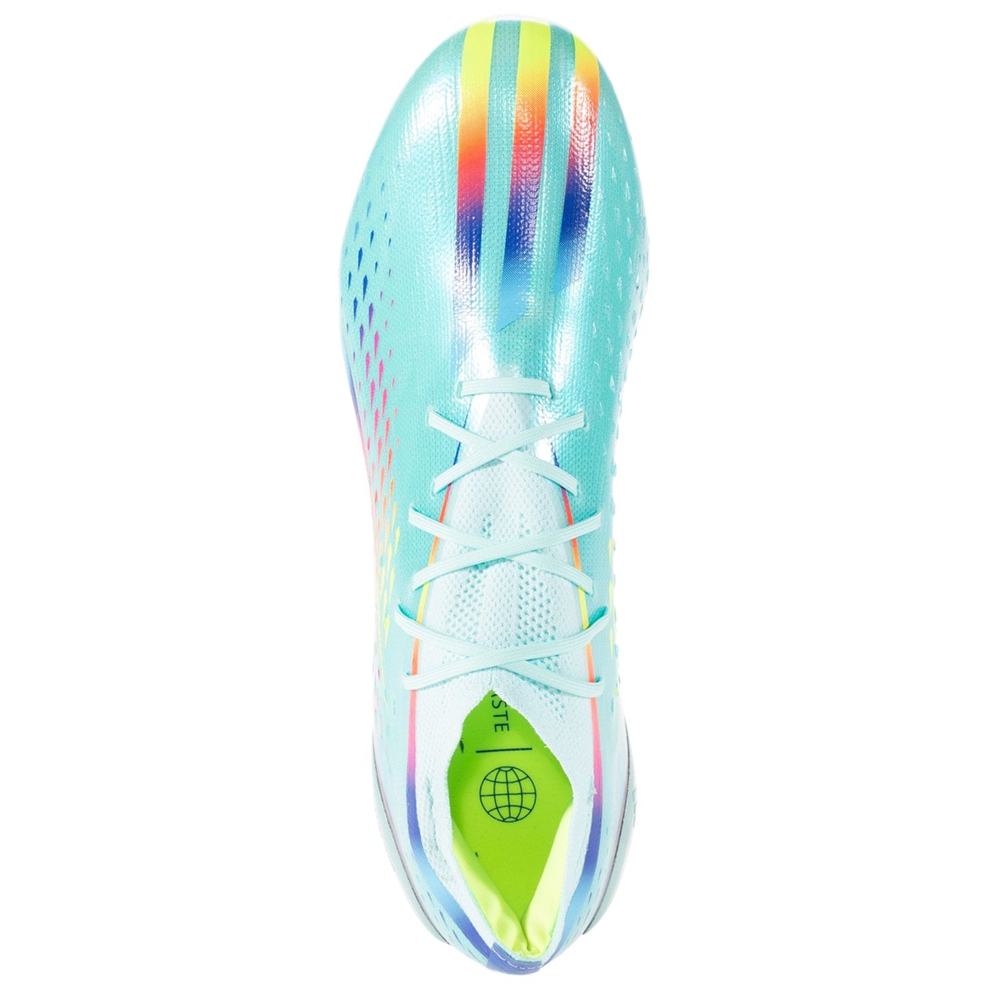 adidas X Speedportal.1 AG Firm Ground Soccer Cleat - Clear Aqua/Solar Red/Power Blue