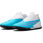 Nike Phantom GX Academy DF TF Turf Soccer Shoes - Blue/Pink/White/Black