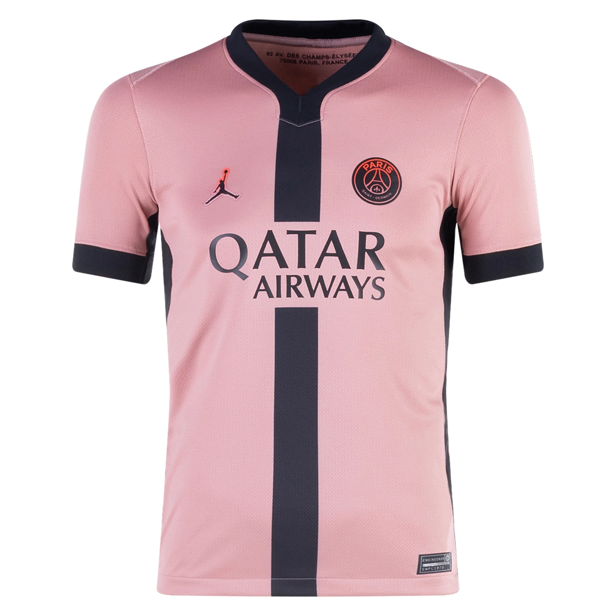 Nike Youth Paris Saint-Germain Ousmane Dembélé Third Jersey 24/25 (Rust Pink/Blank)