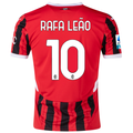 Puma AC Milan Rafa Leao Home Jersey w/ Serie A Patch 24/25 (Puma Red/Puma Black)