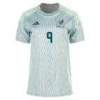 adidas Womens Mexico Raúl Jiménez Away Jersey 24/25 (Linen Green)