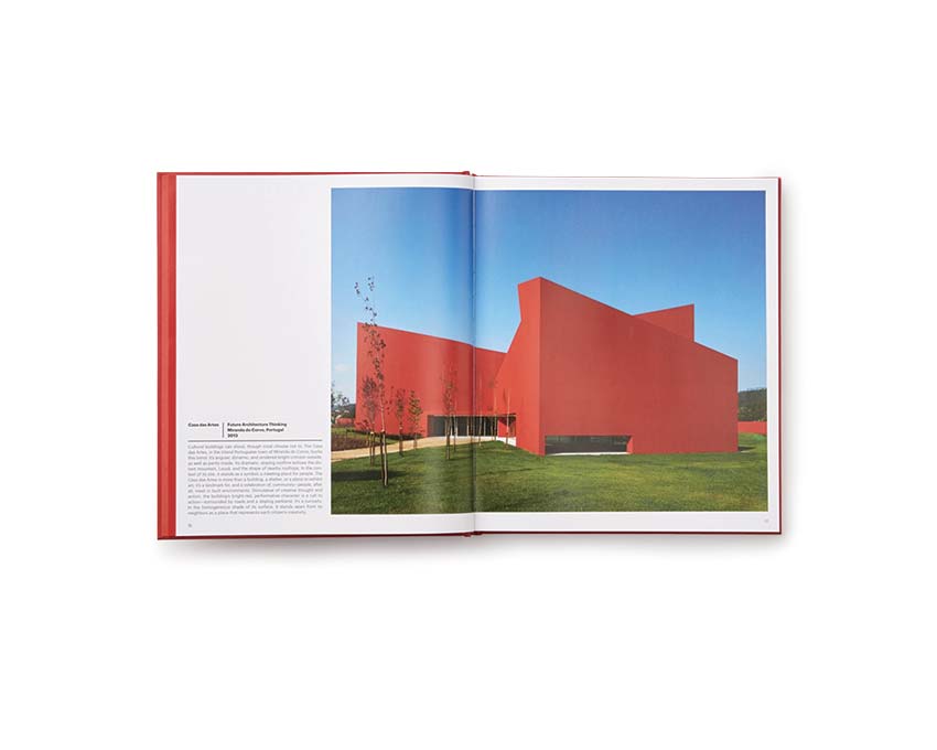 Red Architecture In Monochrome