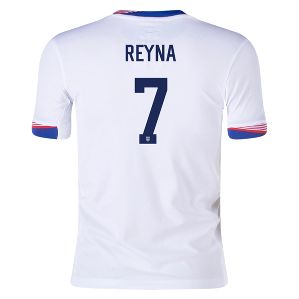 Nike Youth United States Giovanni Reyna Home Jersey 24/25 (White)