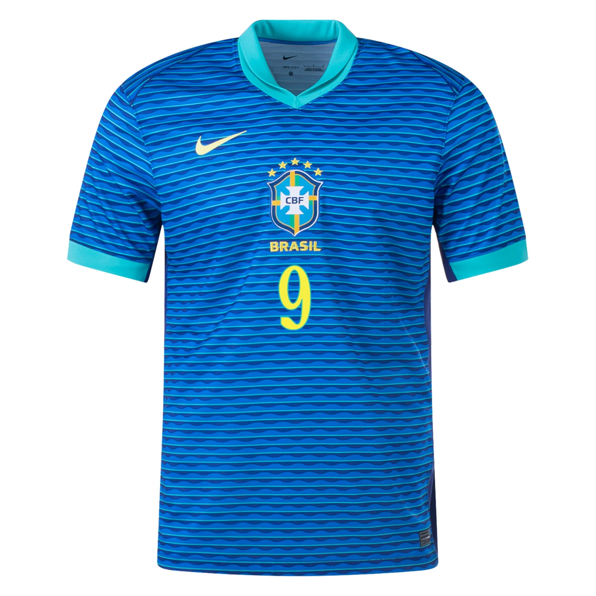 Nike Mens Brazil Richarlison Away Jersey 24/25 (Soar/Dynamic Yellow)