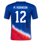 Nike Mens United States Miles Robinson Away Jersey 24/25 (Old Royal/Sport Red)
