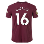 Puma Manchester City Authentic Rodrigo Third Jersey w/ EPL + Club World Cup Patch 24/25 (Dark Jasper)