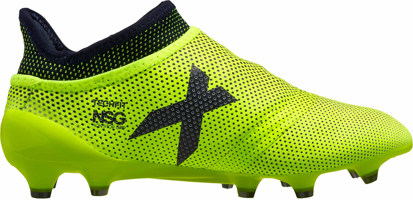 Adidas Youth X 17+ FG Soccer Cleat - Solar Yellow/Core Black