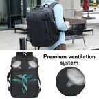 🧳 Sac à dos de voyage 17 pouces avec port USB – Taille cabine Ryanair