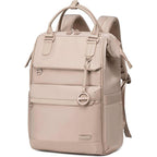 Sac à dos femme noir imperméable Urban Edge Couture vue de profil