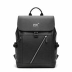 Sac à dos MB & PR Semi Leather | Sac élégant pour travail, voyage & PC