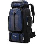 Poche latérale sac à dos trek voyage 70L léger résistant tissu Oxford
