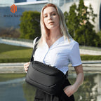 Sac bandoulière anti-vol homme femme — imperméable, léger 450g, grande capacité, idéal voyage randonnée bureau