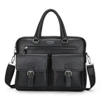 Sac business en cuir JEEP Buluo pour ordinateur portable