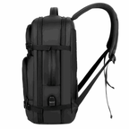 Grand sac à dos pour ordinateur portable 15,6 pouces unisexe, sac à dos d'affaires multifonction, imperméable avec port de charge USB intégré,
