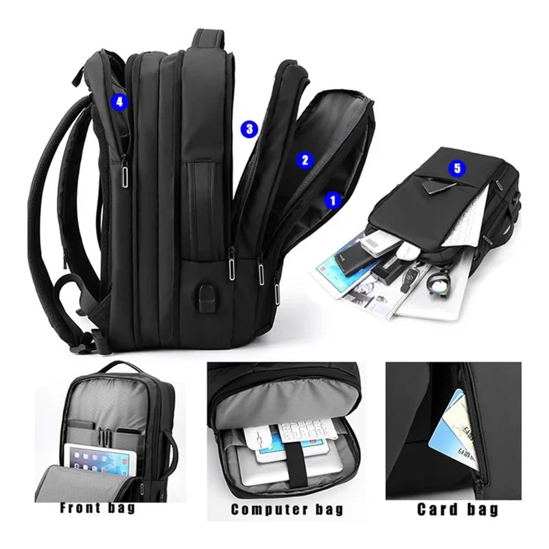 Sac à Dos Cabine Avion 40×20×25 cm – Compatible Air Arabia, Ryanair & EasyJet | Bagage à Main Gratuit Sans Frais Supplémentaires