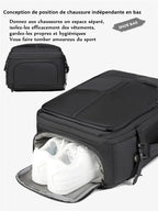 Sac à Dos Business Imperméable avec Port USB – Extensible & Cabine Avion