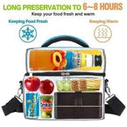 Sac Repas Isotherme Portable | Lunch Bag Étanche pour Aliments Chauds ou Froids | Sac Food de Pique-Nique & Bureau