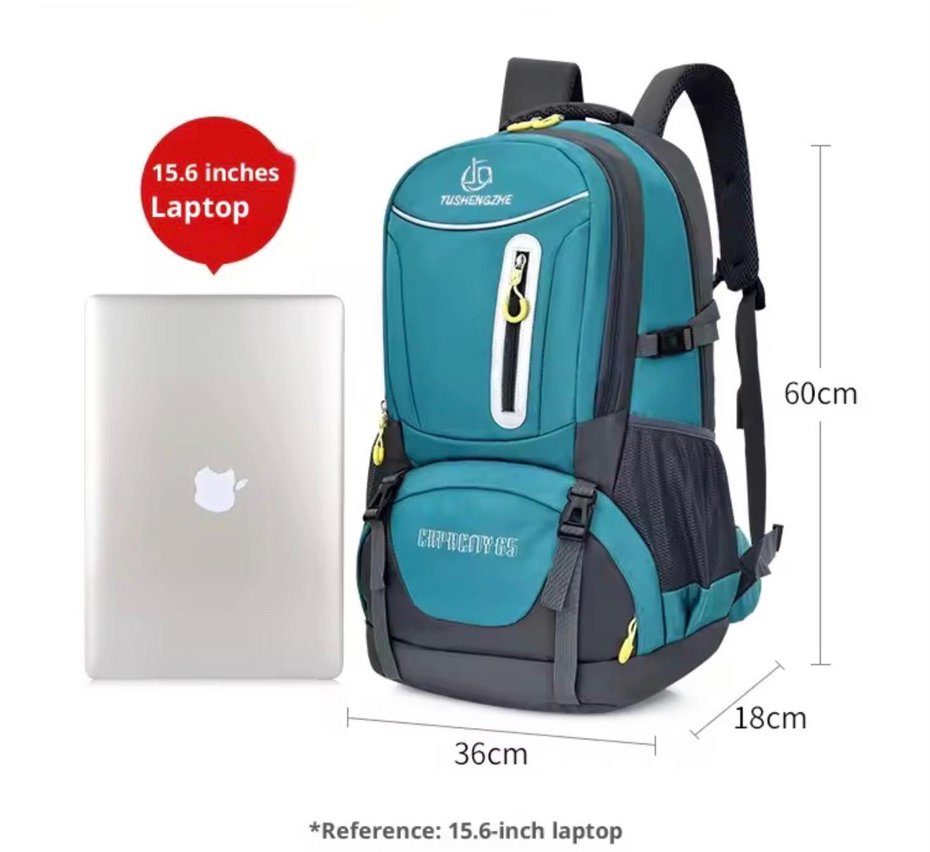Sac à dos de randonnée 60L grande capacité imperméable multifonction pour randonnée, camping et voyage