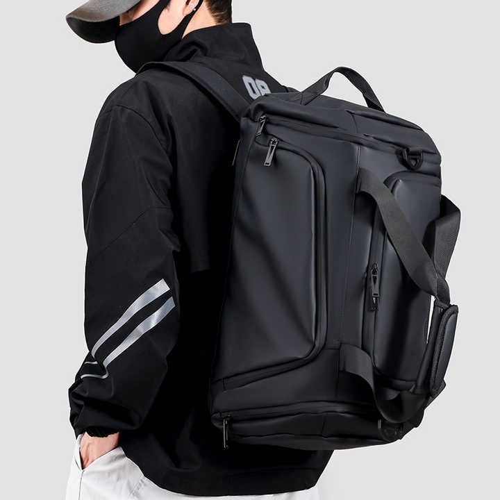 Sac de Sport Voyage Imperméable avec Compartiment Chaussures – Grande Capacité Noir 50cm