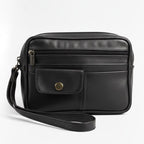 Pochette Homme en Vrai Cuir – Sacoche Élégante Multi-Compartiments